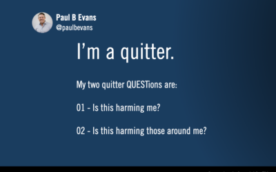 I’m a Quitter