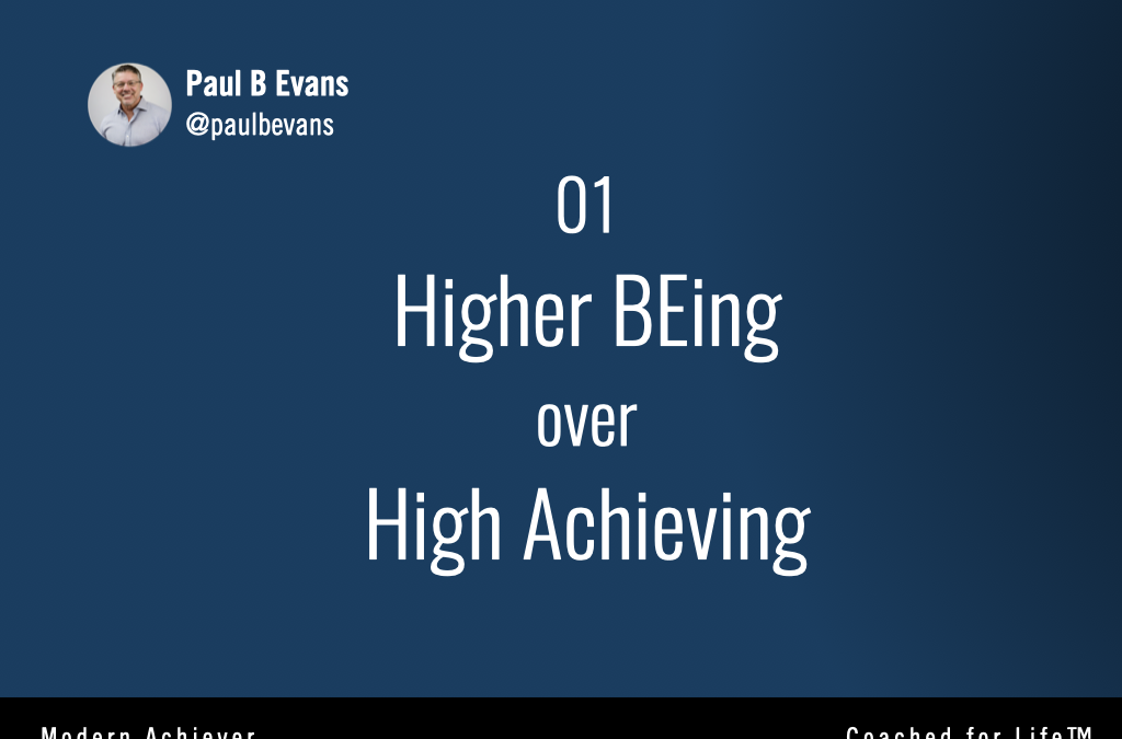 01 : Higher BEing over High-Achieving